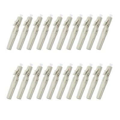 20PCS LC Fiber Optic Fast Connector Multimode Quick Assembly Kit