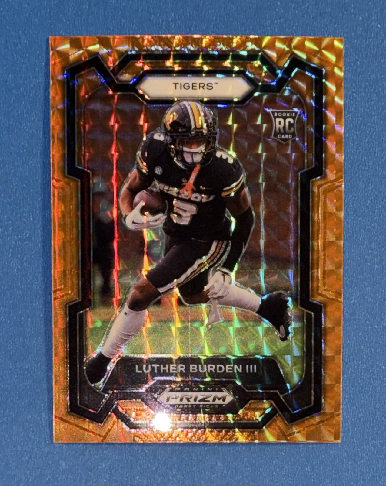 2024 Prizm Draft Picks Orange Finite Prizm Luther Burden III RC #d /39 SP