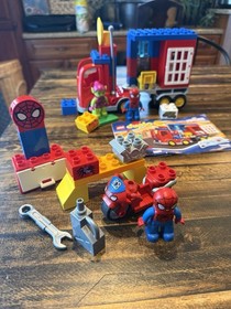 Lego Duplo Spider-Man Lot 10607 Bike and 10608 Spider Truck Adventure Complete