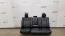 16 Ford F150 Lariat Crew Cab Rear Leather Seat Black