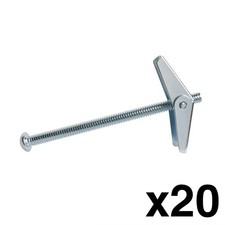 Skywalker 1/4" x 4" Toggle Bolts Hollow Wall Anchors Box of 20