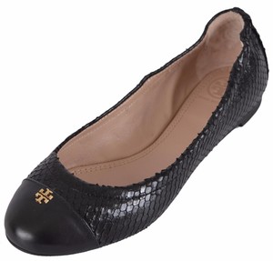 snake print ballet flats
