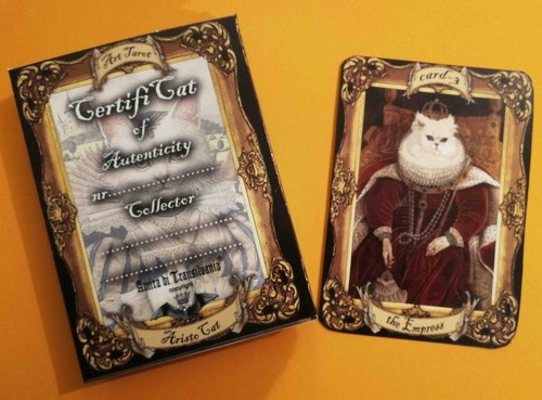 tarotkarten tarot karten orakelkarten buch orakel klassiker große arkana katzen - Picture 16 of 24