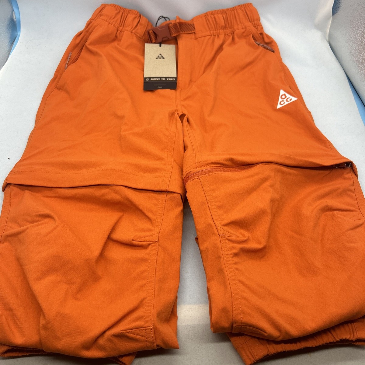 Nike ACG Repel Hike Big Kids' Convertible Pants Large Orange