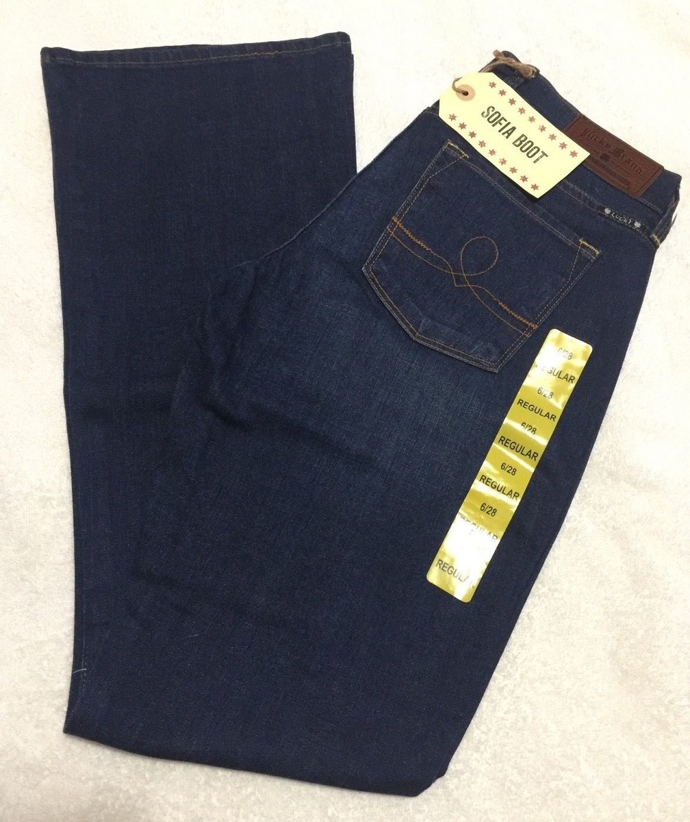 Lucky BRAND Sofia Jeans Curvy Bootcut Sz 6 / 28 7wc1012 for sale