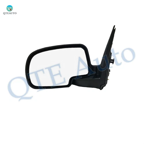 Left Manual Foldaway View Mirror Chrome/Flat For 2007 GMC Sierra 1500 Classic