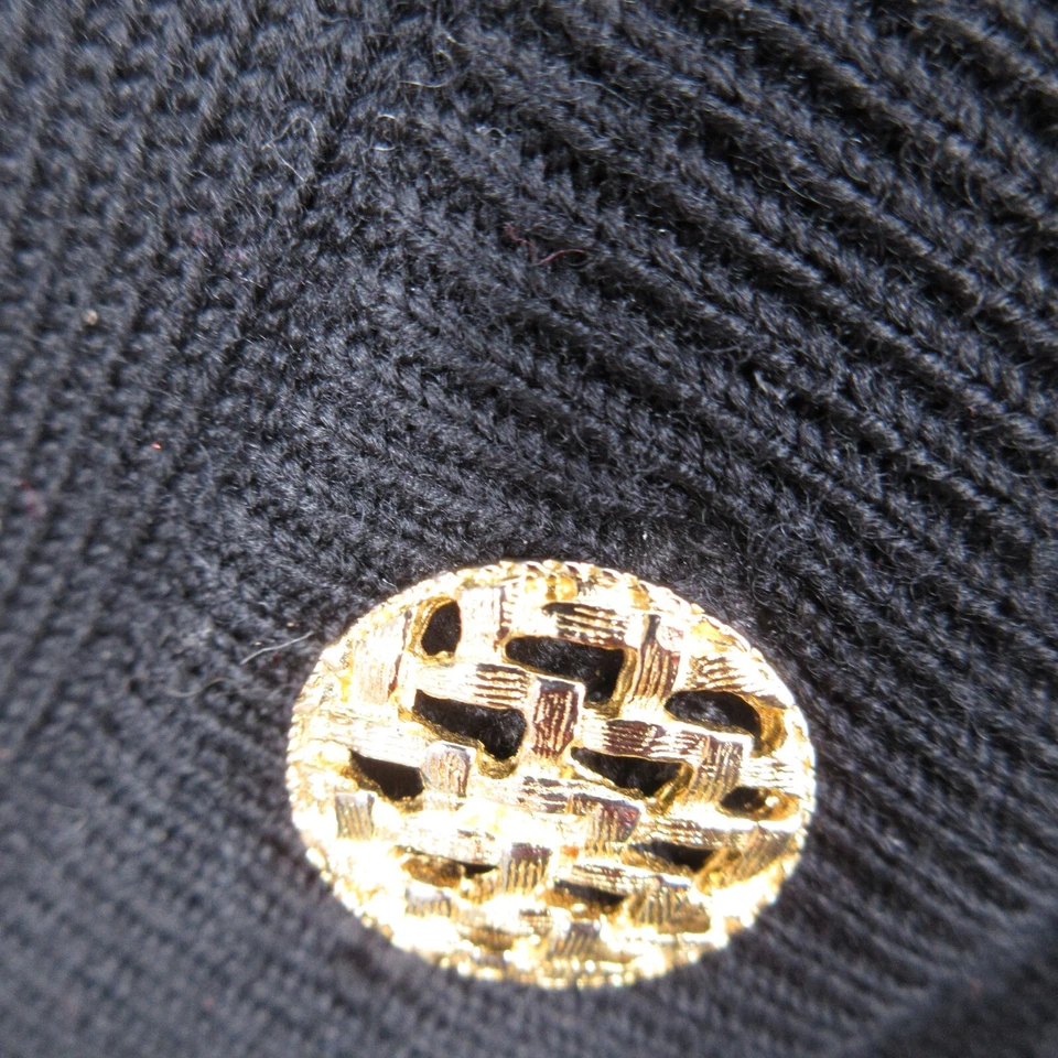 Suéter Ballantyne Mujer 4 Negro Lana Cárdigan Manga Larga Clásico Botón Delantero Foto 4 de 4