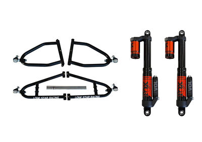 Lonestar Sport +2 A-arms + Fox Float EVOL RC2 Front Shocks Yamaha Raptor 700