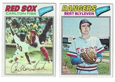 1977 Topps Baseball Card Singles #601 to #660