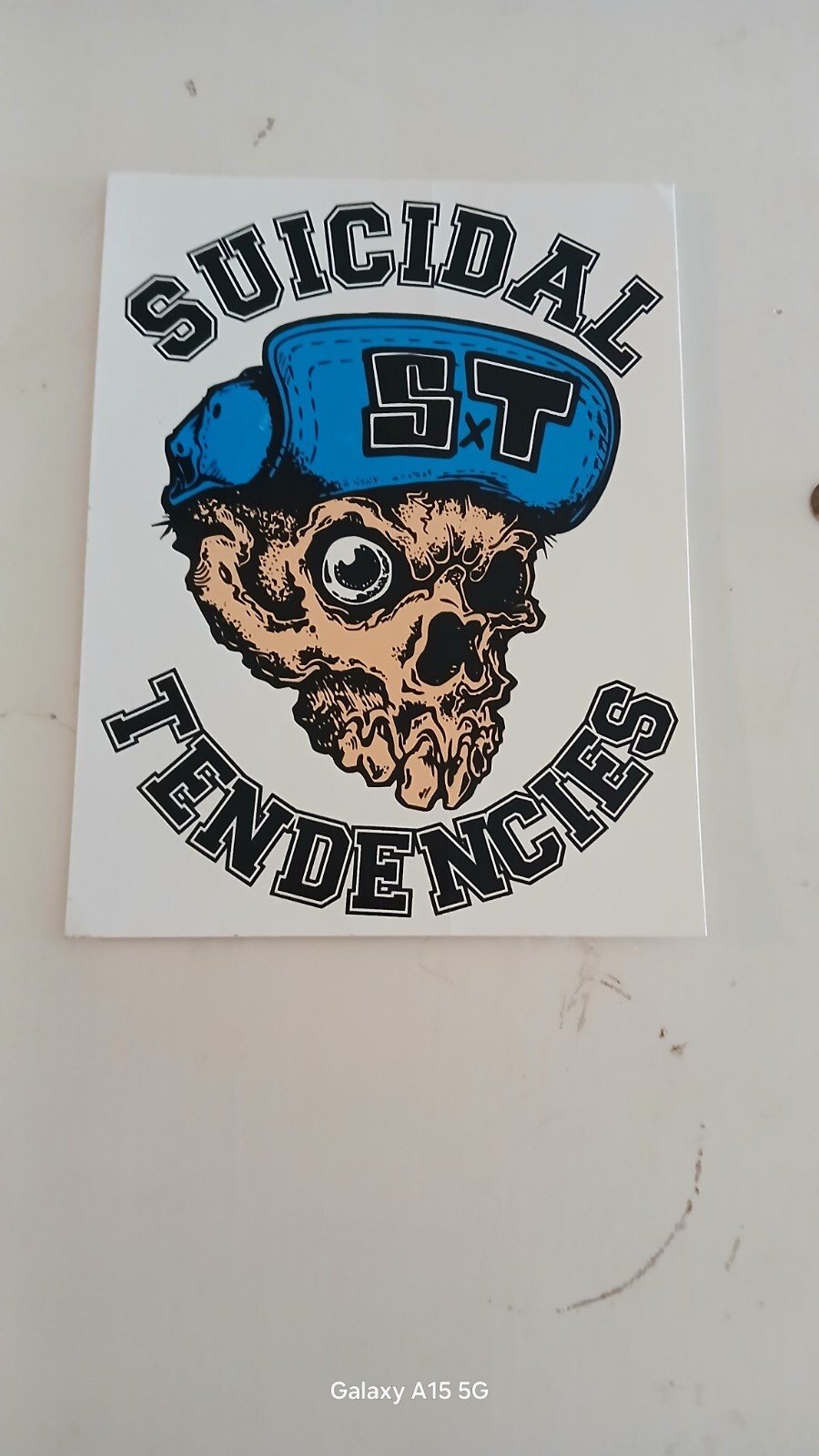 Vintage SUICIDAL TENDENCIES Skateboard STICKER Old School Skate Nos 1980S NATAS