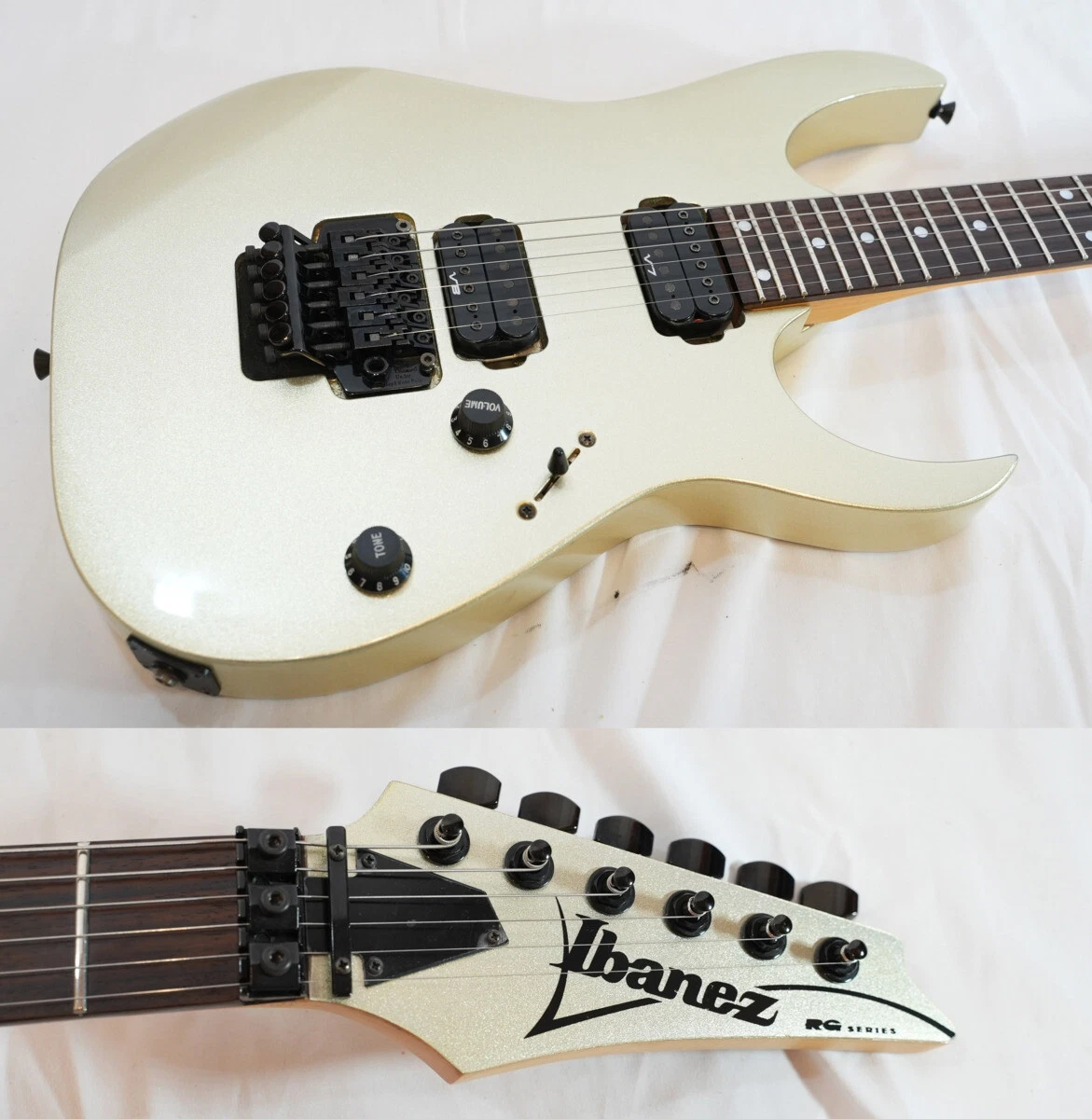 Used 1998 Ibanez / FujiGen MIJ RG320 BPT Silver Metallic V7/V8