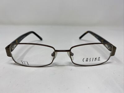 Casino Eyewear SHERRY BROWN 52-17-135 Metal Full Rim Eyeglasses Frame VK05