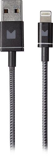 Modal - Apple MFi Certified 4' Braided Lightning Cable - Gray-image