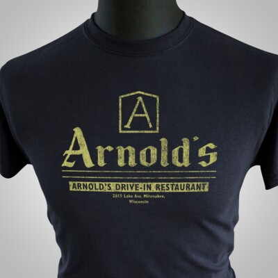 Arnold's Drive In T Shirt Retro TV Series Fonzy Fonz Happy Days 70's 80's