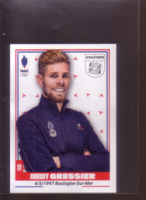 PANINI TEAM FRANCE JO PARIS 2024 JIMMY GRESSIER ATHLETICS STICKER #46