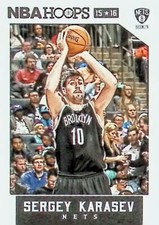 2015-16 PANINI NBA HOOPS #151 SERGEY KARASEV BASE CARD NM-MT