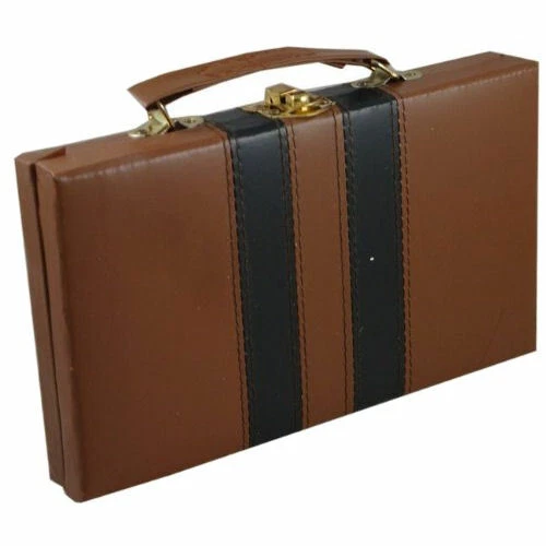 FUNDA DOMINÓ DOBLE SEIS POLIPIEL TAMAÑO ESTÁNDAR AZULEJO GRUESO 28 PIEZAS JUEGO DOMINÓ Foto 3 de 4