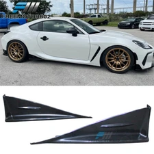 Fits 22-25 Subaru BRZ Toyota GR86 PP Side Skirts Strakes Spat Guard STI Style