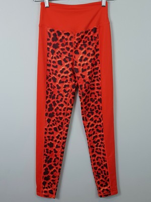 LUXE PALM | Womens Leopard Print Panelled Leggings NEW [ Size AU 8 or US 4 ]