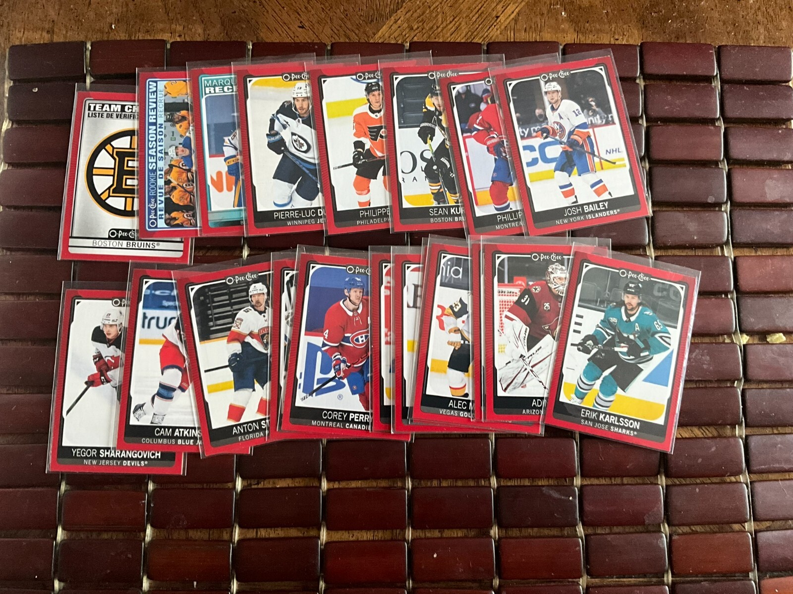2021-22 Upper Deck O-Pee-Chee OPC RED BORDER #s 1-600 U PICK