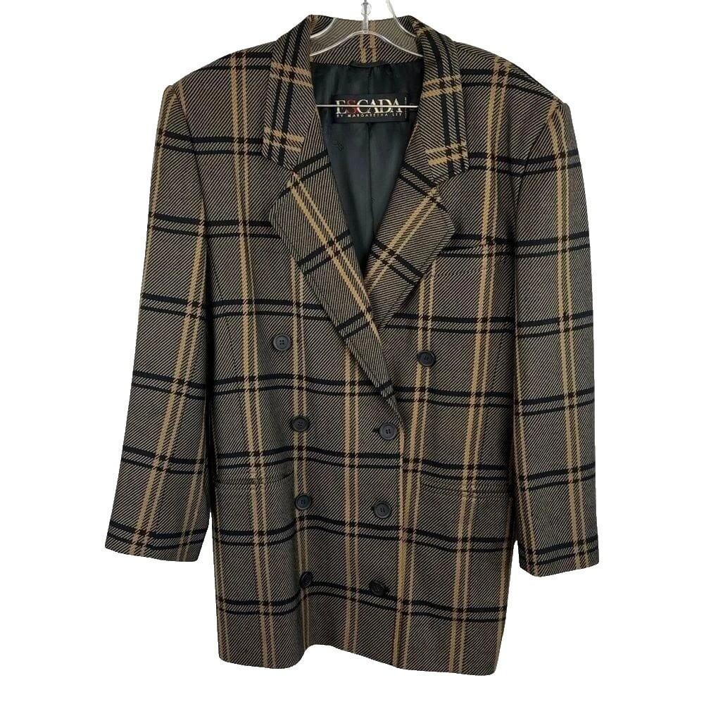 ESCADA Plaid abrigos, chaquetas y chalecos para Mujeres