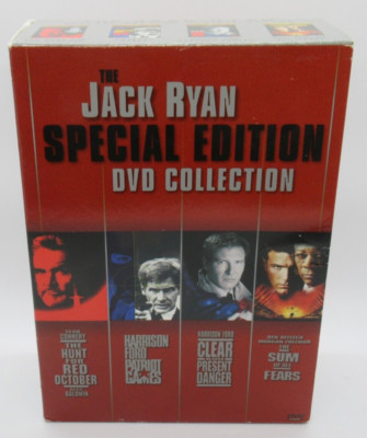 JACK RYAN - SPECIAL ED. 4-FILM COLLECTION, 4-DISC DVD SET, PATRIOT GAMES SUM OF