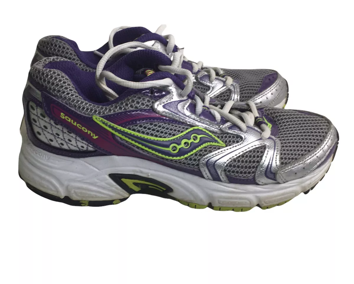 Saucony Oasis 2 Sneakers Purple Gray Green Walking Running US Women s Size 7.5
