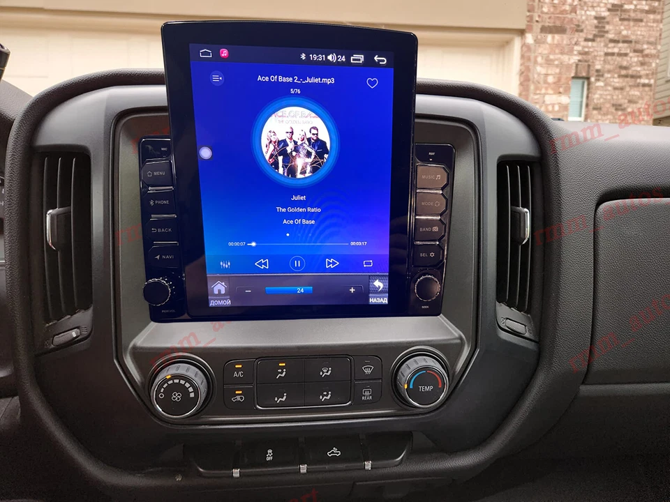 Car Radio Carplay Android For 2014-2018 GMC Sierra 1500 2500 3500 Stereo Foto 3 de 4