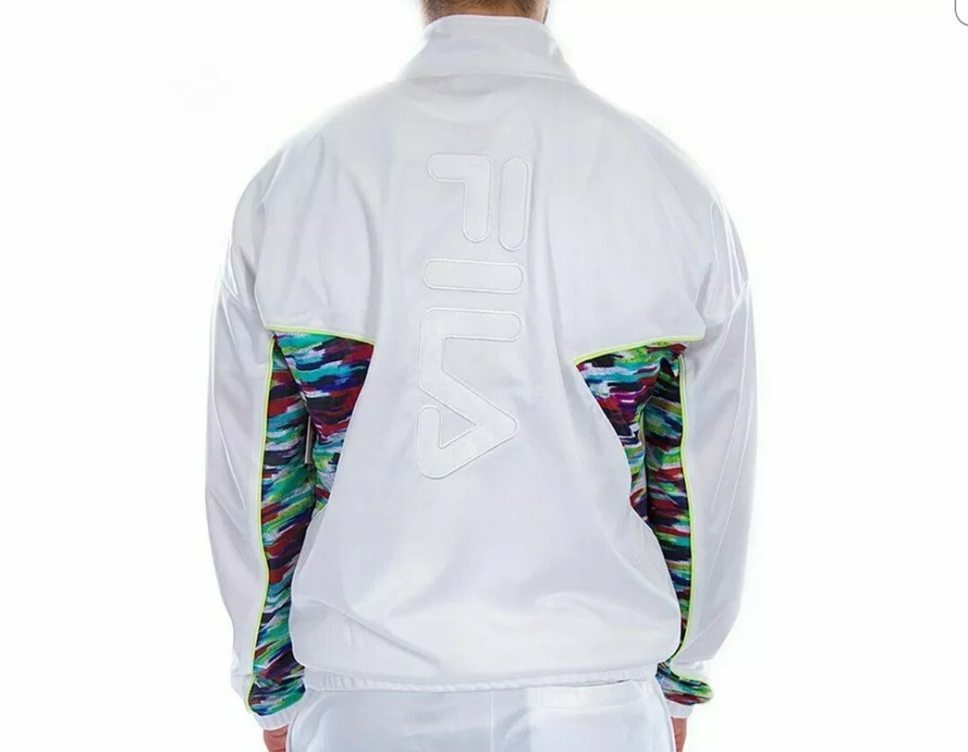 Giacca Fila Rally Pista Bianco Multicolore 80 00€ Taglia Large