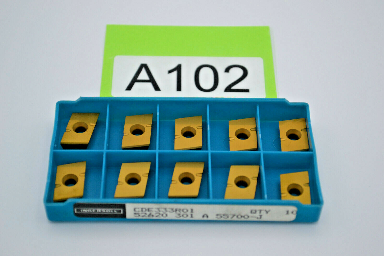 Ingersoll CDE 333 R01 Grade 301 A Carbide Milling Inserts A102 eBay