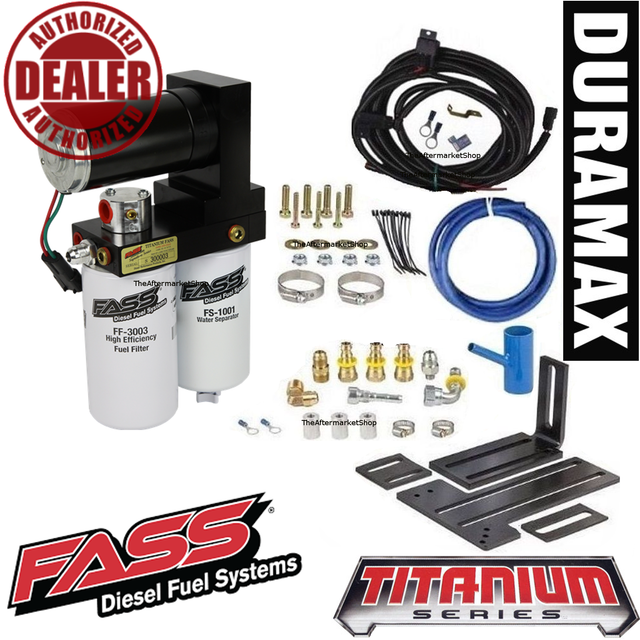 Fass 100GPH Diesel Fuel Lift Pump System 20012010 Silverado 6.6L