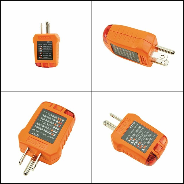 Klein Tools RT110 Receptacle Outlet Tester for sale online eBay
