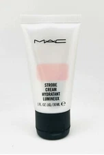 MAC Strobe Cream Hydratant Lumineux In PINKLITE  1 OZ / 30 ML  NWOB Authentic!