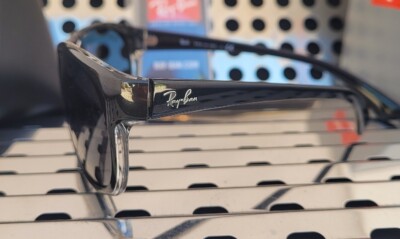 Ray-Ban RB4351 283559 Sunglasses Black On Transparent/Dark Grey 59 