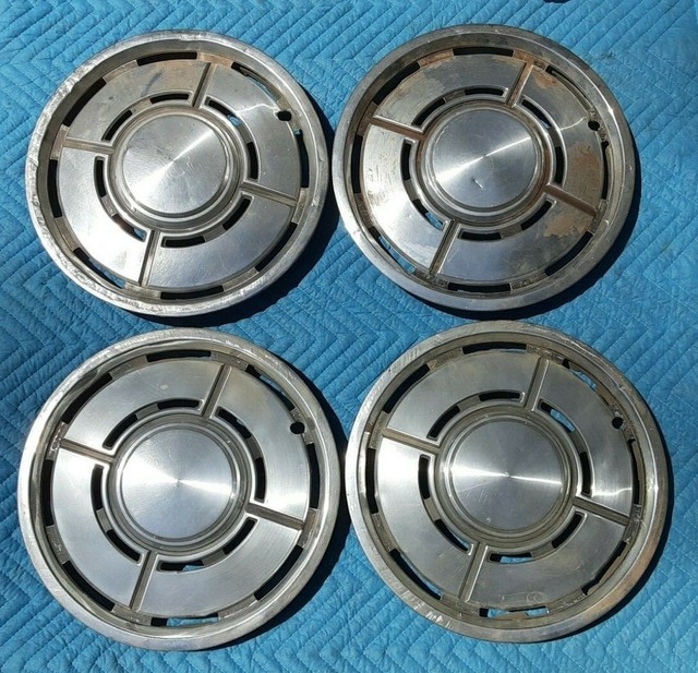 OEM Set 4 x 1979 1980 Ford Pinto Mercury Bobcat 13" Hubcaps Wheel