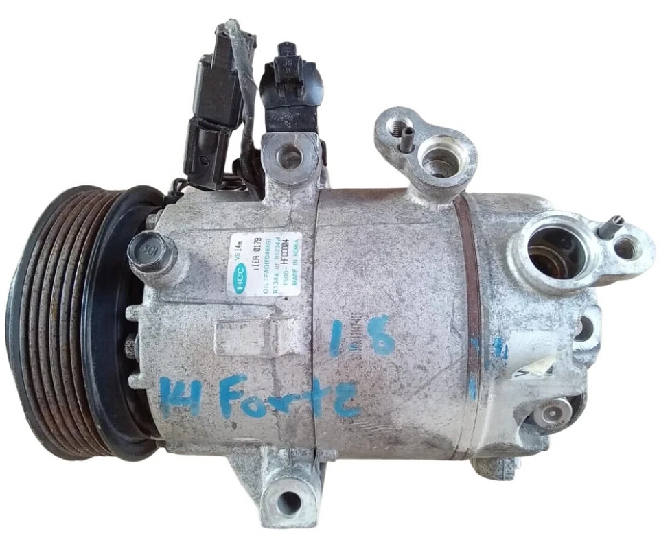 KIA FORTE 2014-2018 | 2013-2017 HYUNDAI ELANTRA COMPRESOR DE AIRE ACONDICIONADO F500-HFCDD04 Foto 2 de 4