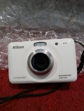 Nikon COOLPIX S30 10.1MP 3x Waterproof Digital Camera - White
