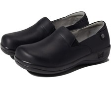 Alegria Z1115 Womens Black Leather Keli Clog Shoes Size 9 M