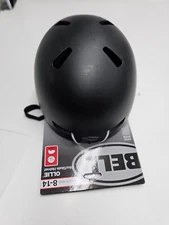 Bell Ollie Helmet Youth 8-14 Matte Black 7107132 for Bike and Scooter Size 54-58