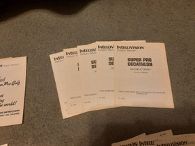 Intellivision INTV manuals - NEW, unused - late releases - Your choice(s)!