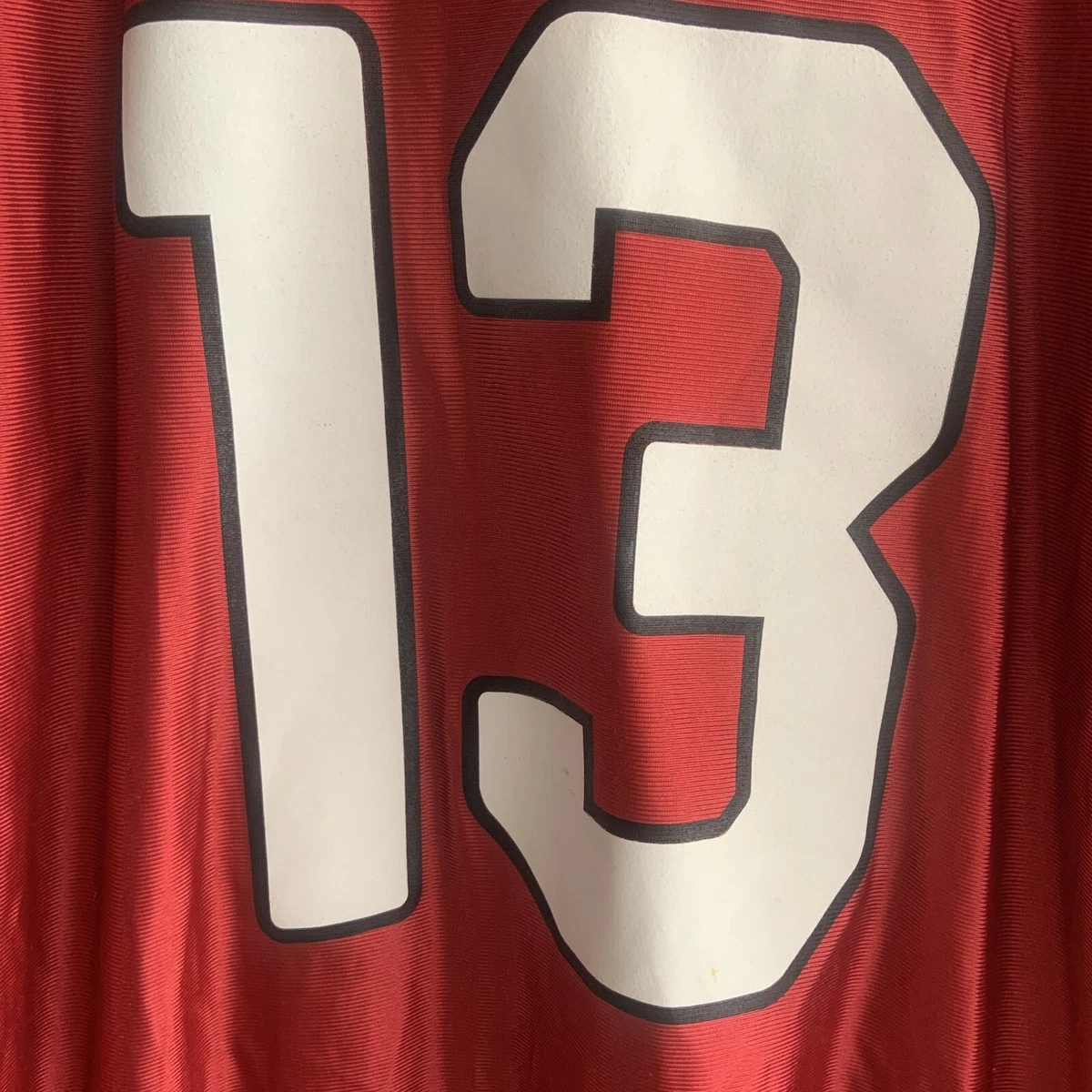 Vintage Arizona Cardinals Kurt Warner Jersey Adult Large NFL Red
