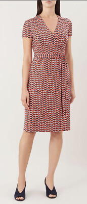 short sleeve knee length shift dress Mock Neck Shift Dress