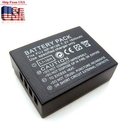 NP-W126S Battery For Fujifilm X-E1 X-E2 X-E2S X-E3 X-E4 X-H1 X-M1 Mirrorless SLR