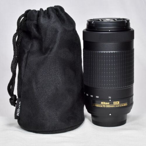 Nikon AF-P DX NIKKOR 70-300mm f/4.5-6.3G ED Zoom Telephoto Lens MINT