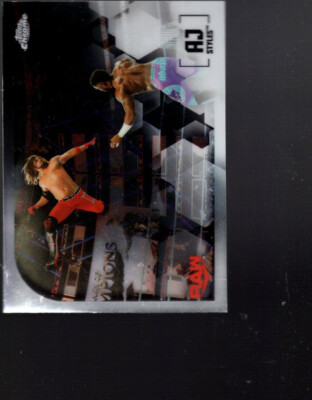 B3554- 2020 Topps Chrome WWE Wrestling Karten 1-100 Auswählen NM-MT