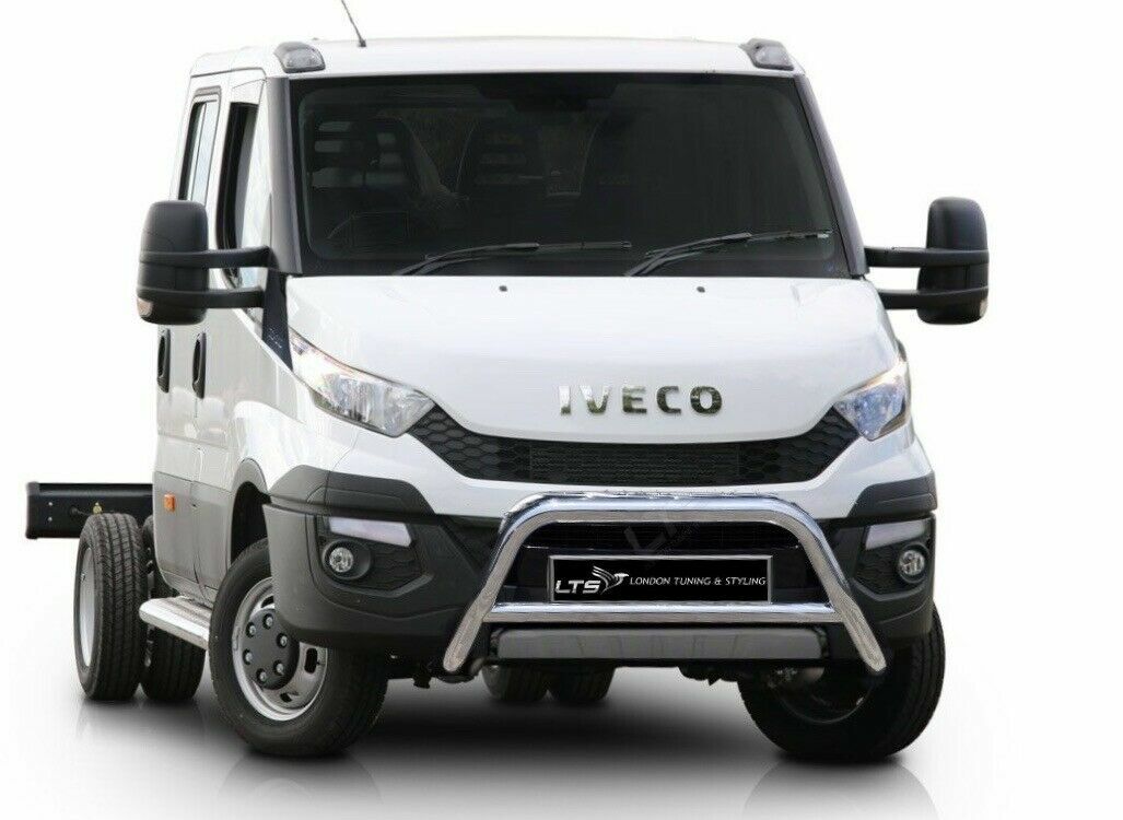 IVECO DAILY TRUCK CHROME NUDGE A-BAR STAINLESS STEEL BULL BAR 2008-2014 W K
