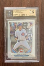 2014 Bowman Chrome Kris Bryant #CTP62 BGS 9.5 w/ 2 10 Subs! .5 From Pristine!