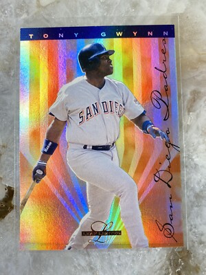 TONY GWYNN 1995 Leaf Limited #87 Baseball Card San Diego Padres PRISM FOIL