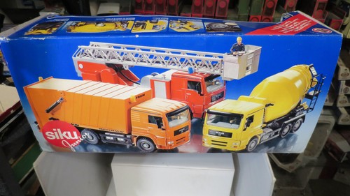 SIKU JUNIOR 1:16 MAN CEMENT MIXER TRUCK YELLOW MADE GERMANY #6623 - Bild 5 von 5