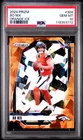 Panini Prizm 2024 Bo Nix Orange Ice #309 PSA 10 Denver Broncos Rookie